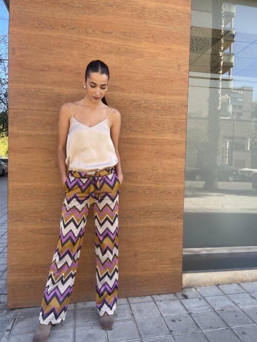 PANTALÓN ANCHO ZIG ZAG